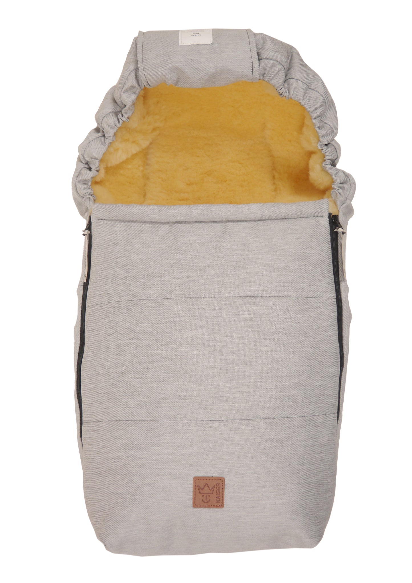 Kaiser Fußsack Emma denim light grey