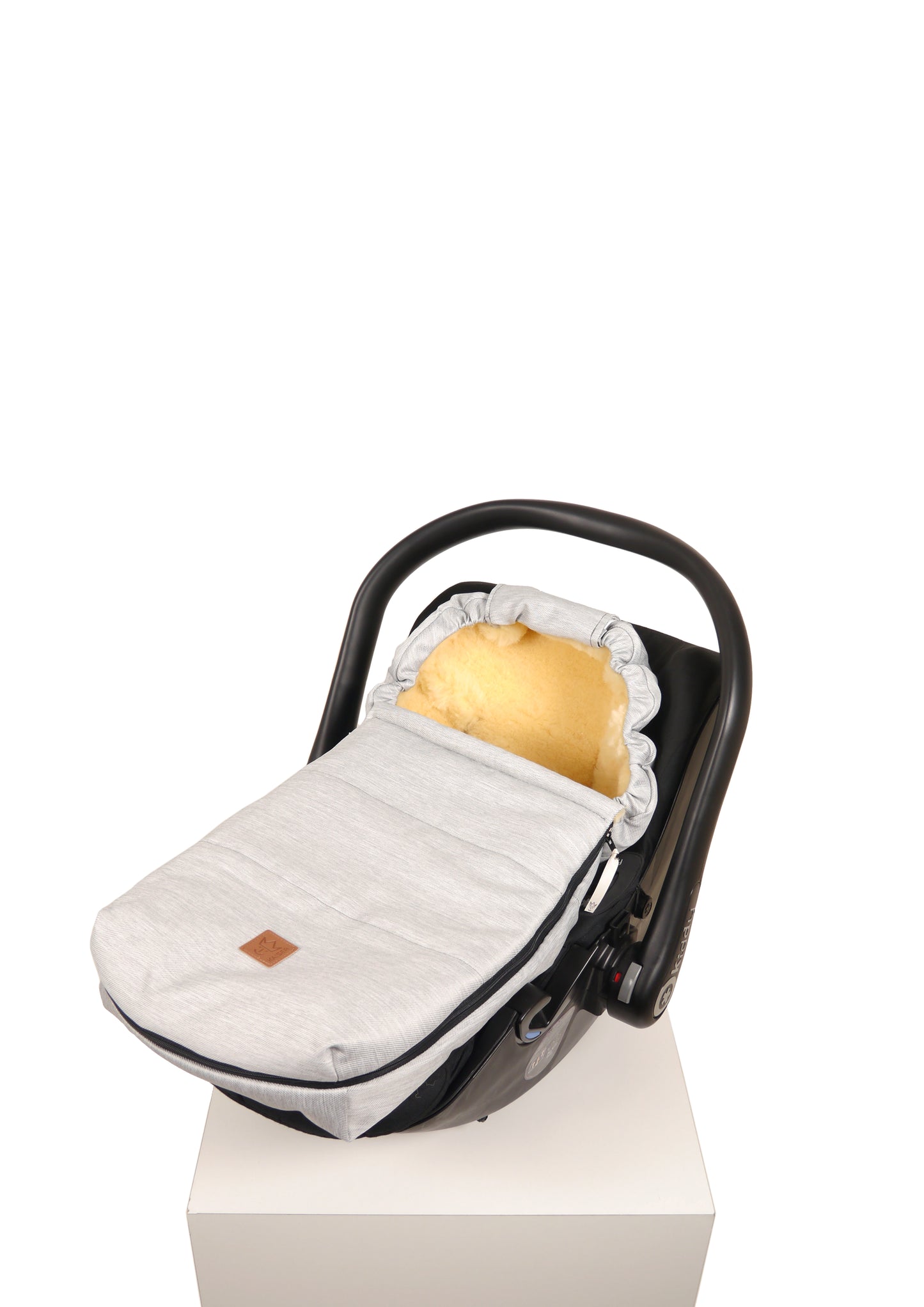 Kaiser Fußsack Emma denim light grey