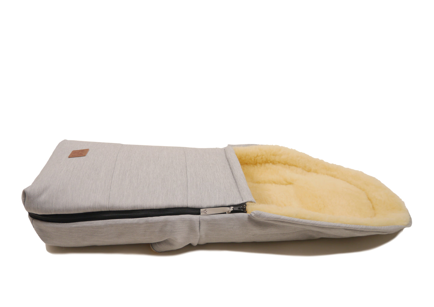 Kaiser Fußsack Emma denim light grey