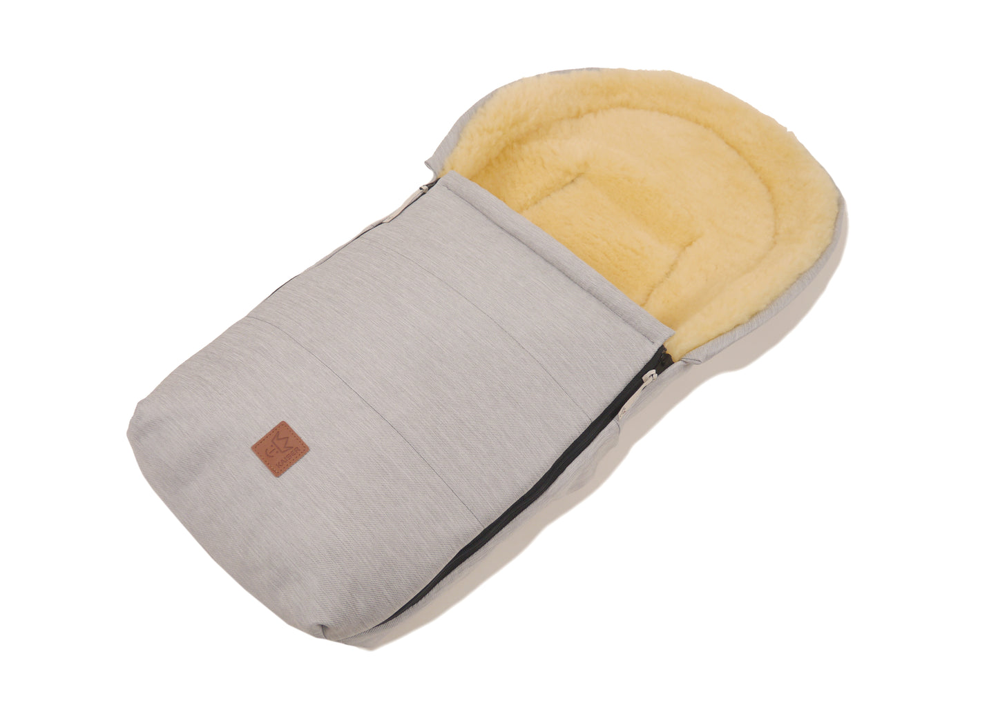 Kaiser Fußsack Emma denim light grey