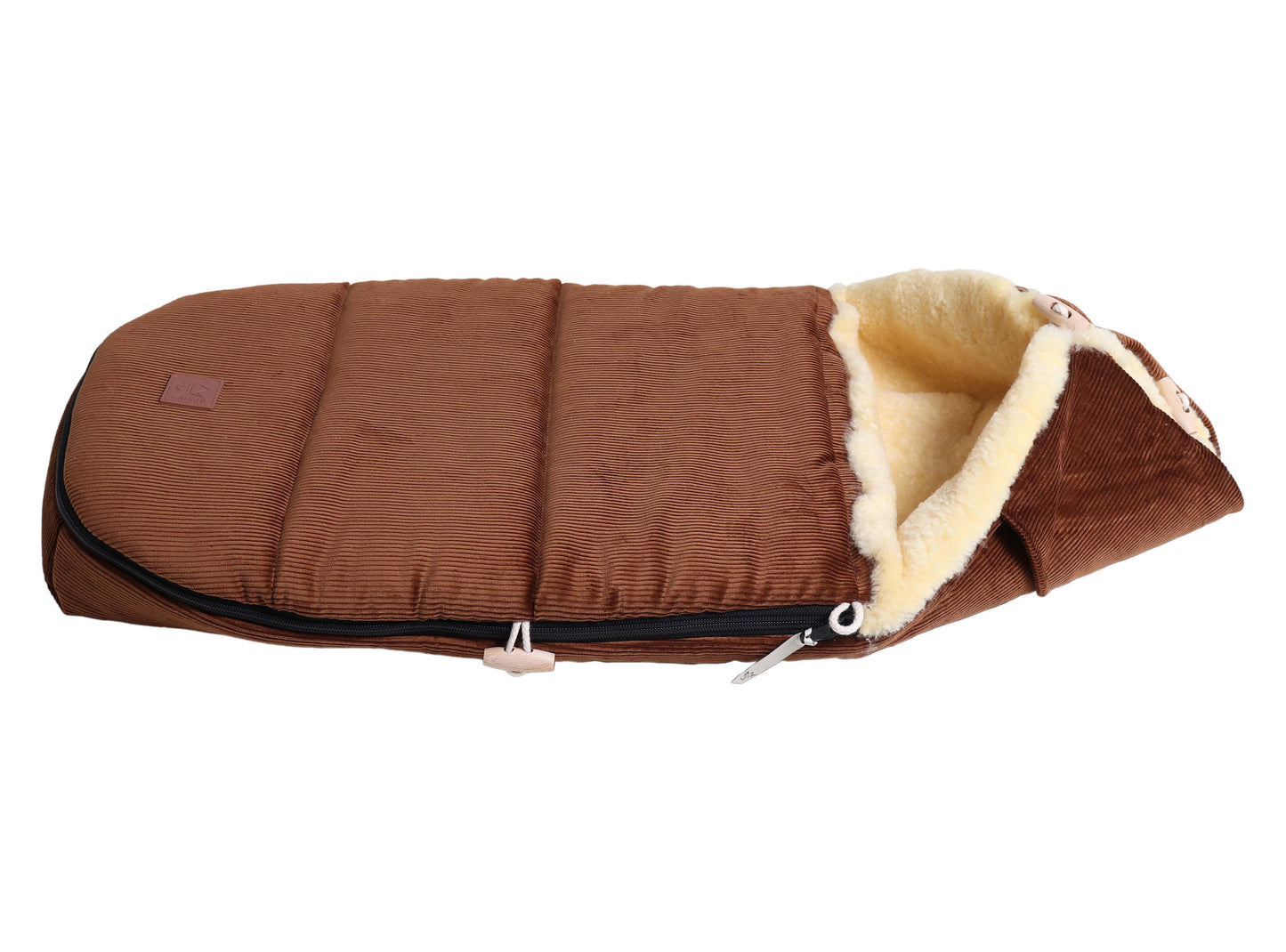 Kaiser Fußsack Filia Cord Medizin braun