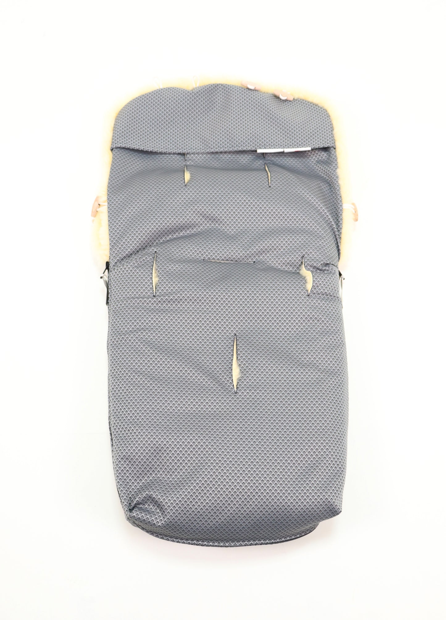 Kaiser Fußsack Natura anthracite waffle