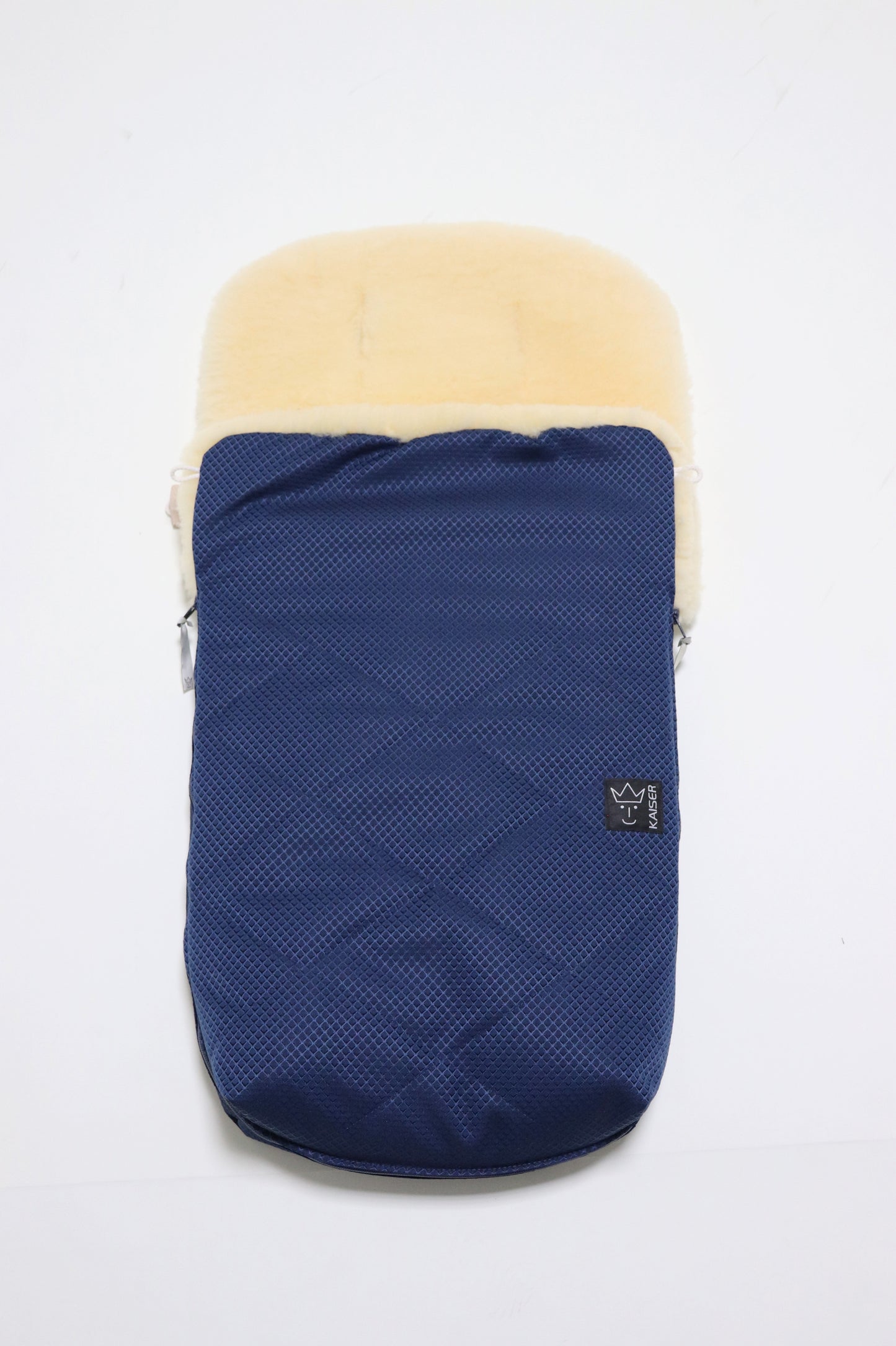 Kaiser Fußsack Natura blue waffle