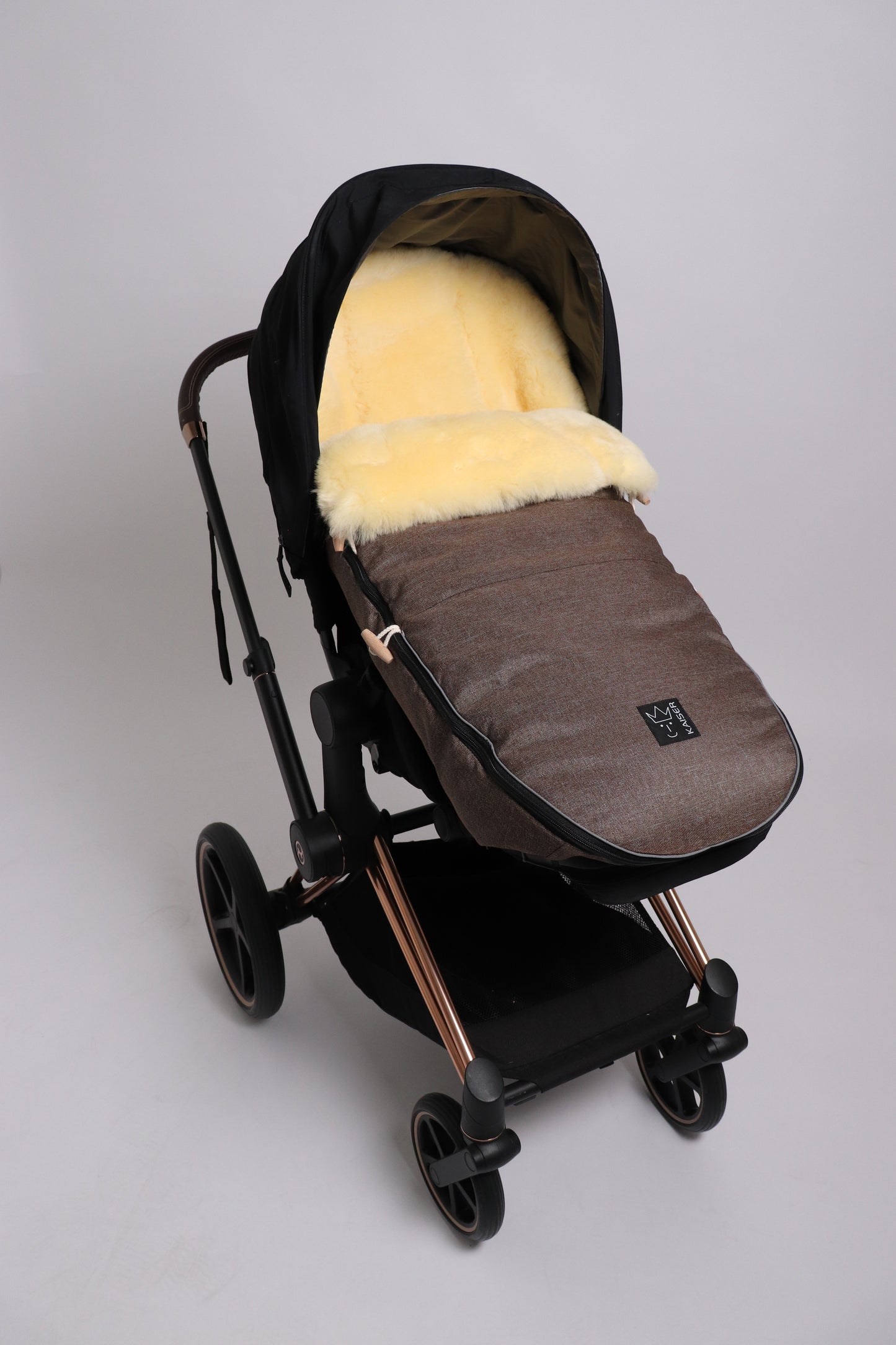 Kaiser Fußsack Love the nature Medizin brown melange