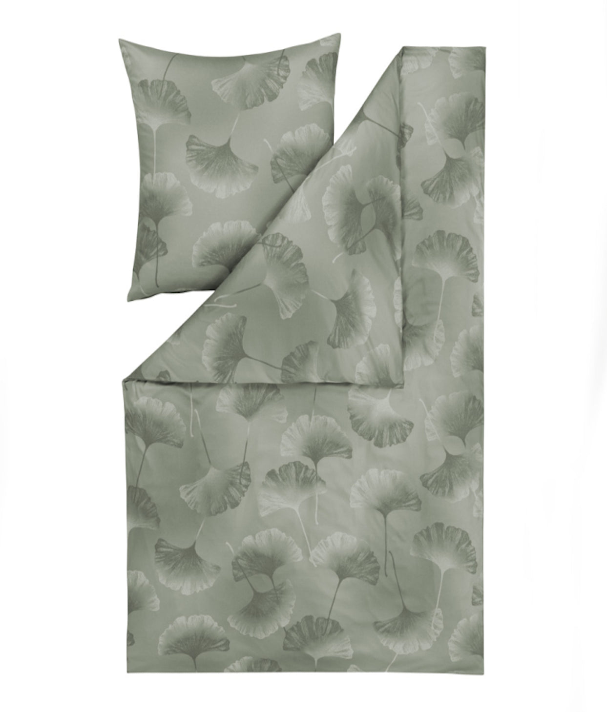 Estella Mako-Interlock-Jersey Bettwäsche Isabella 155x220 oliv