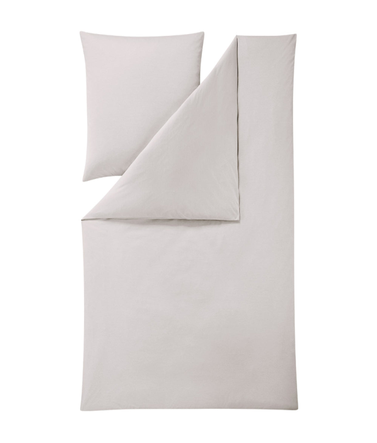 Estella Mako-Interlock-Jersey Bettwäsche Takoma 155x200 silber