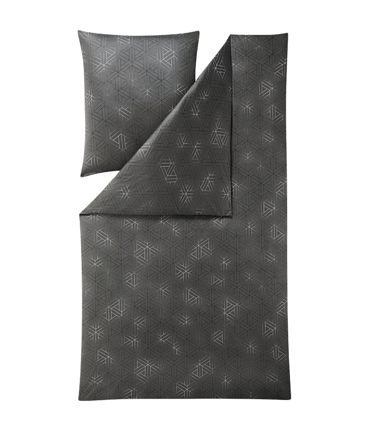 Estella Mako-Interlock-Jersey Bettwäsche Pippa 135x200 anthrazit