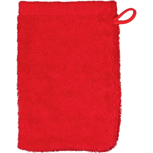 Cawö Waschhandschuh Lifestyle 7007 rot