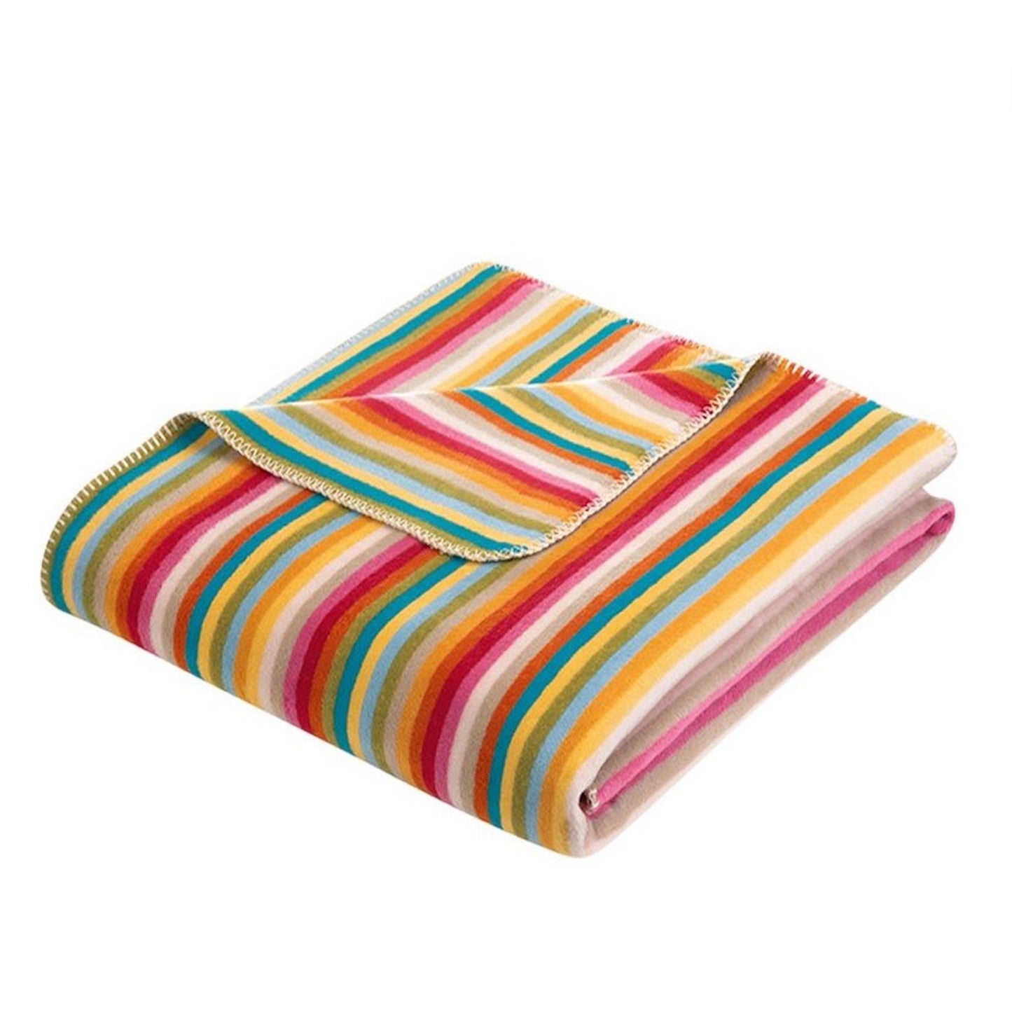 Cawö Wohndecke Lifestyle Streifen 70080 multicolor