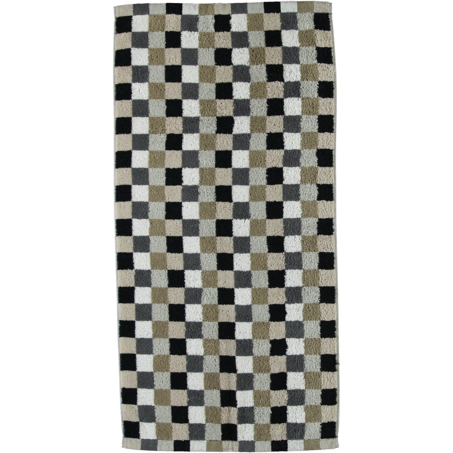 Cawö Saunatuch Lifestyle Karo 7047 kiesel