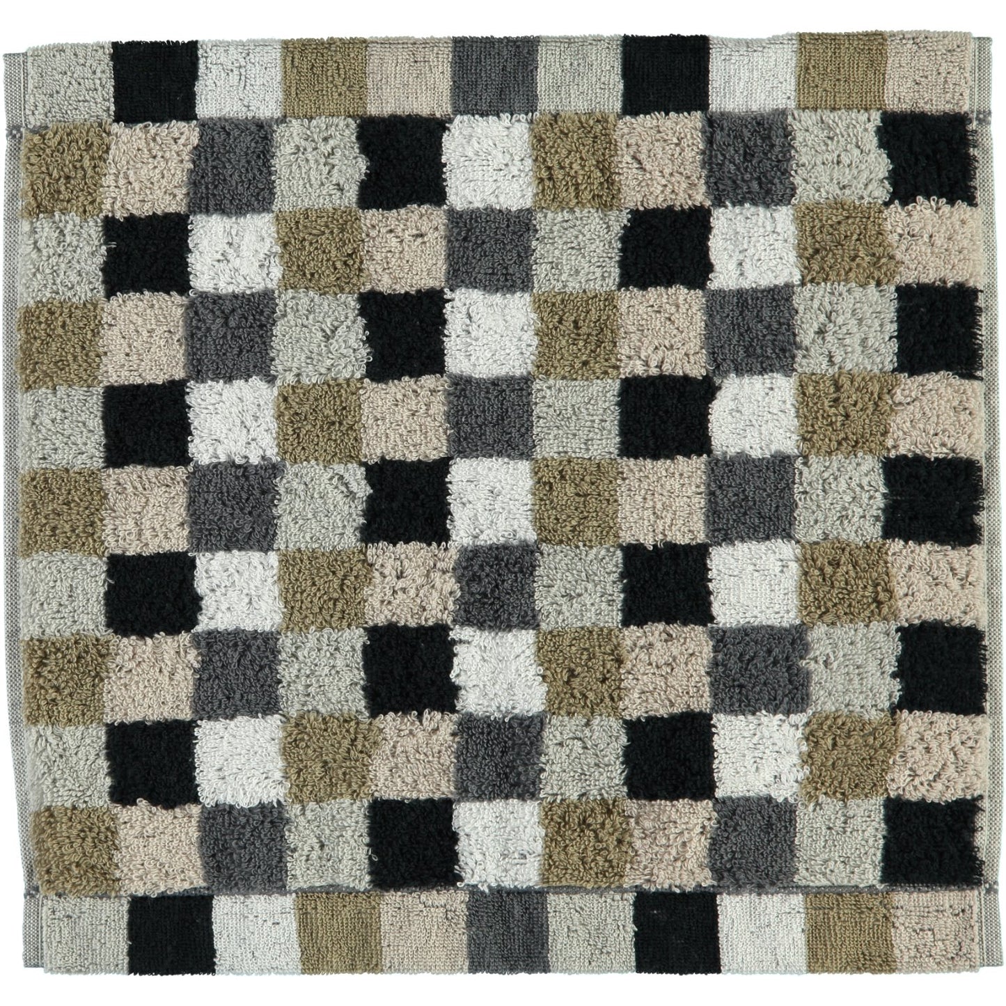 Cawö Seiftuch Lifestyle Karo 7047 kiesel