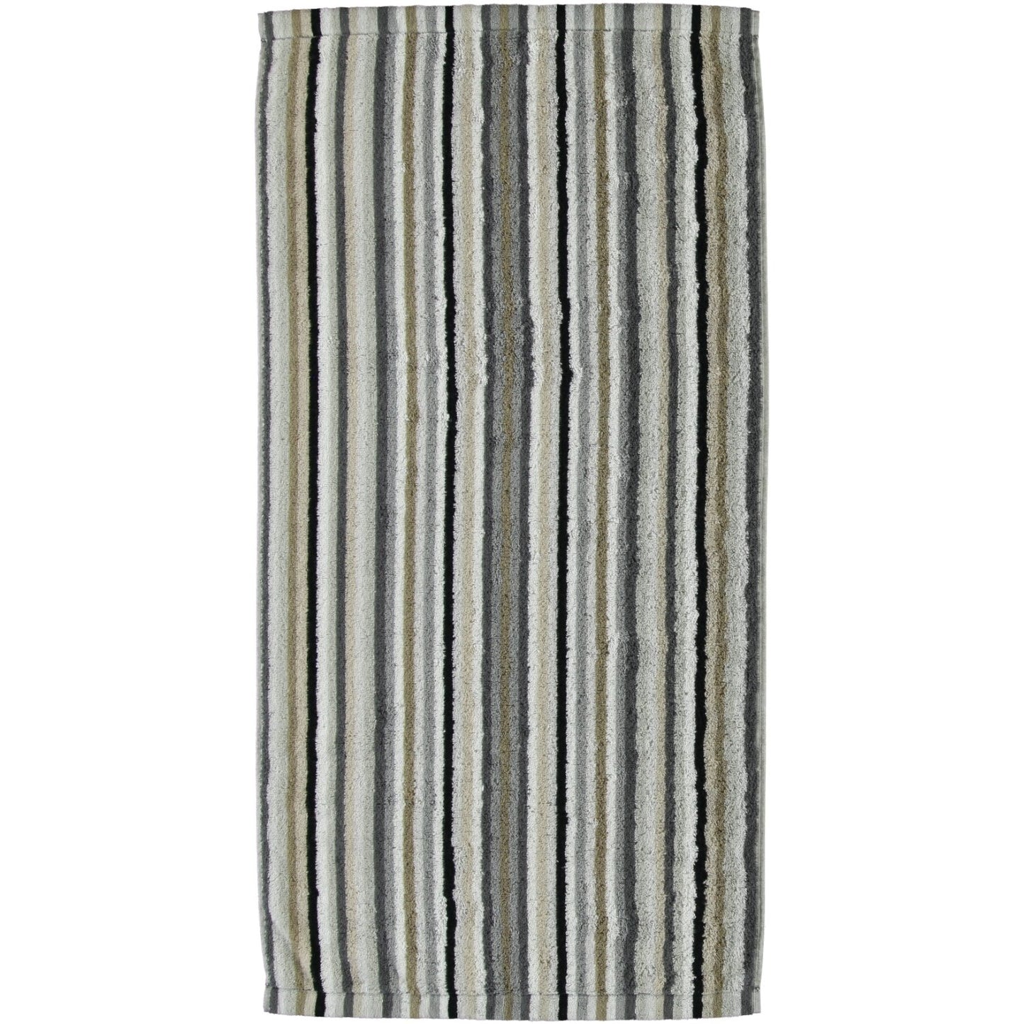 Cawö Handtuch Lifestyle Streifen 7048 kiesel