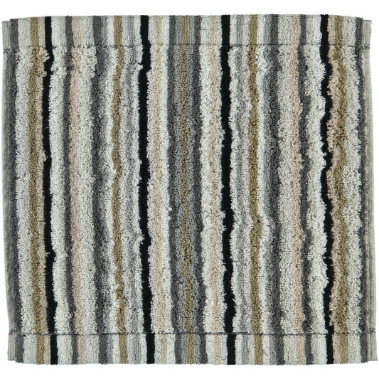 Cawö Seiftuch Lifestyle Streifen 7048 kiesel