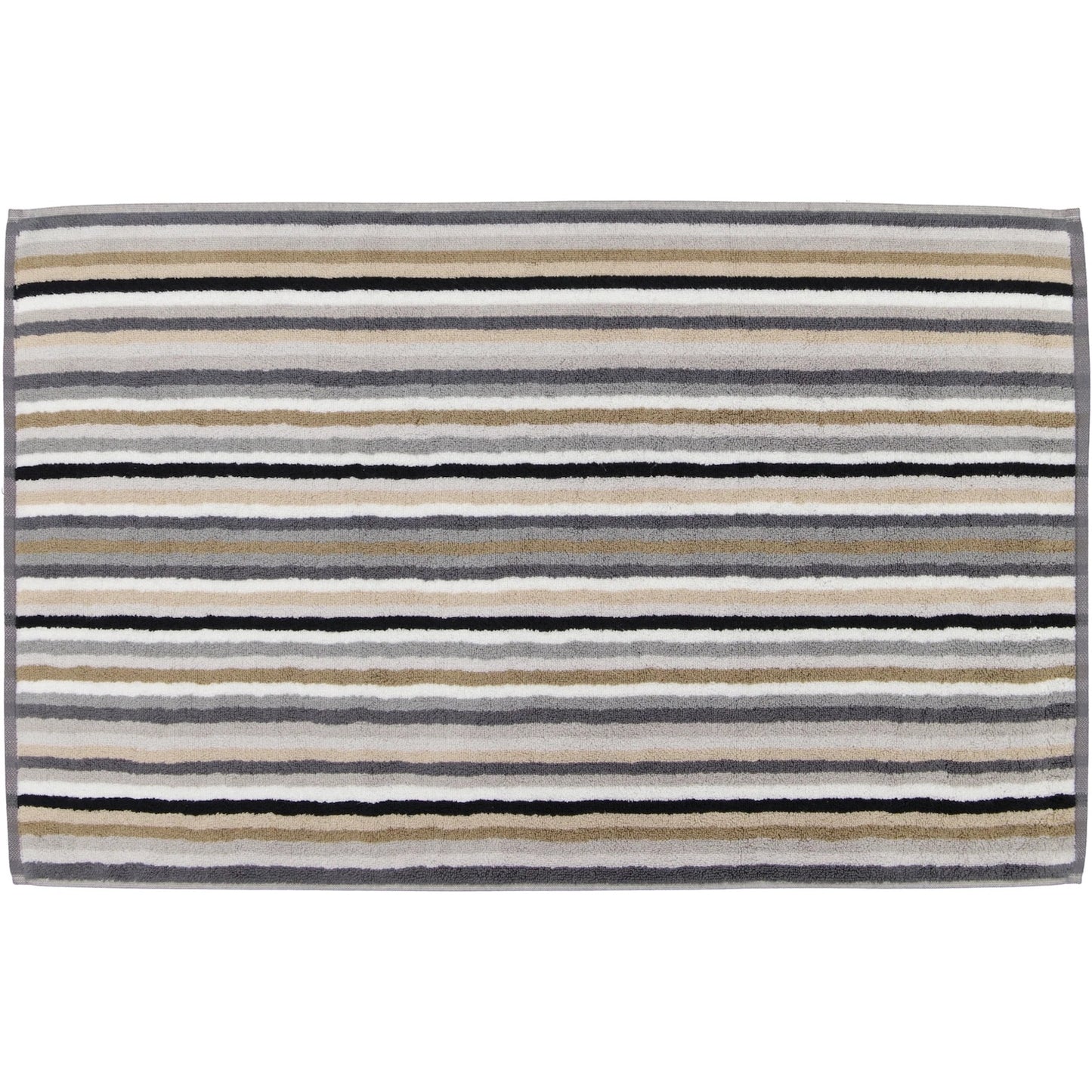 Cawö Badematte Lifestyle Streifen 7048 kiesel