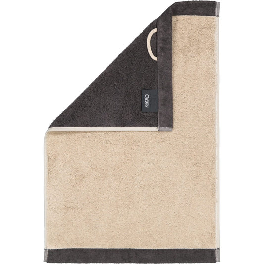 Cawö Gästetuch Splash Doubleface 7071 leinen-basalt