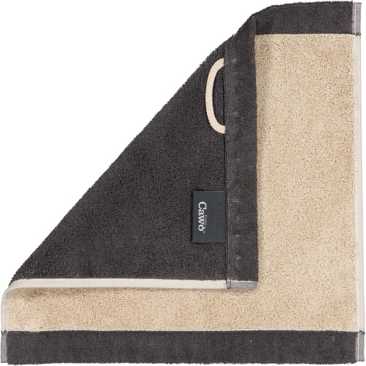 Cawö Seiftuch Splash Doubleface 7071 leinen-basalt