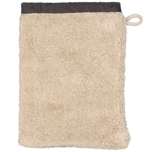 Cawö Waschhandschuh Splash Doubleface 7071 leinen-basalt