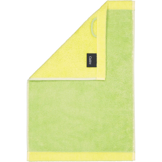 Cawö Gästetuch Splash Doubleface 7071 pistazie-lemon