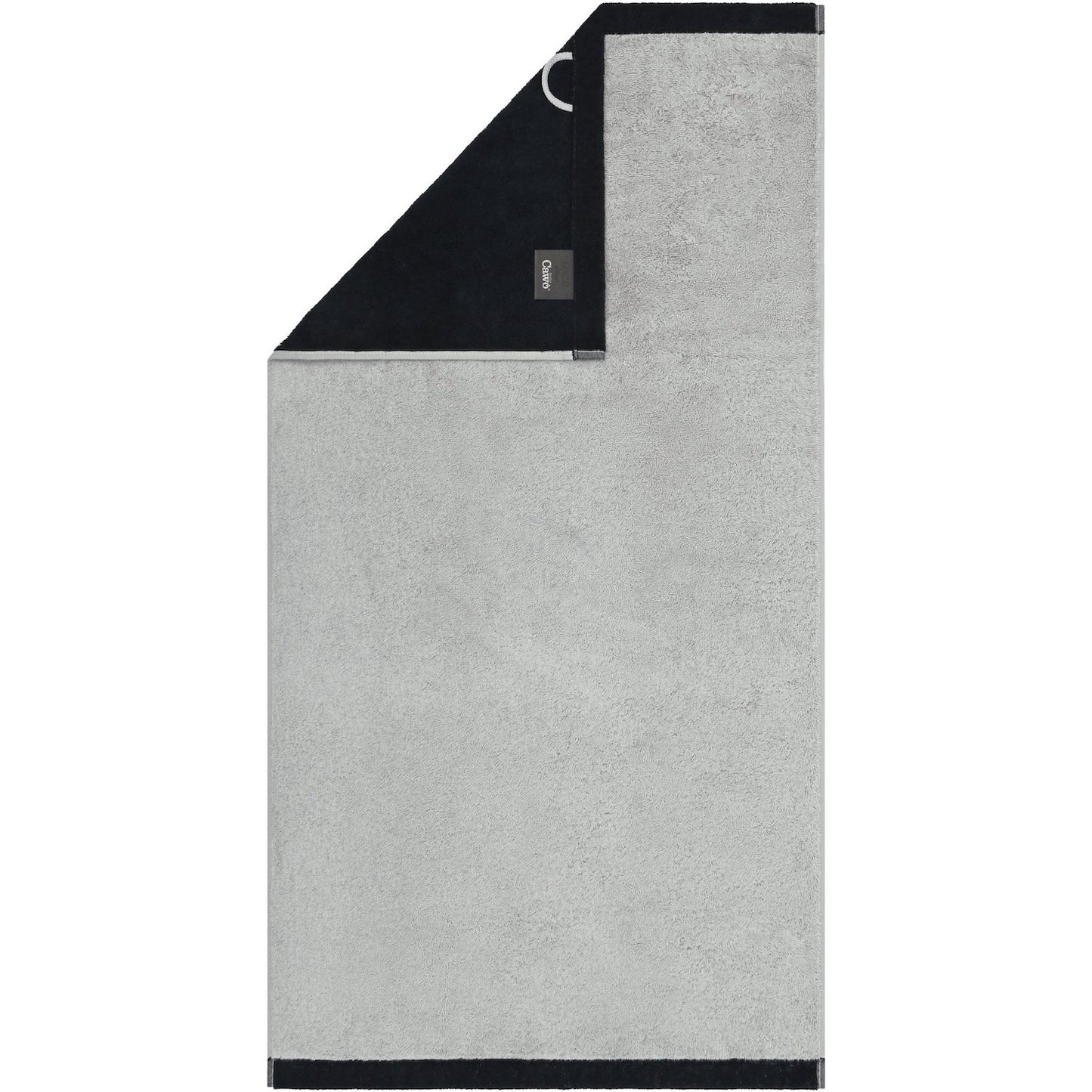 Cawö Duschtuch Splash Doubleface 7071 platin-schwarz