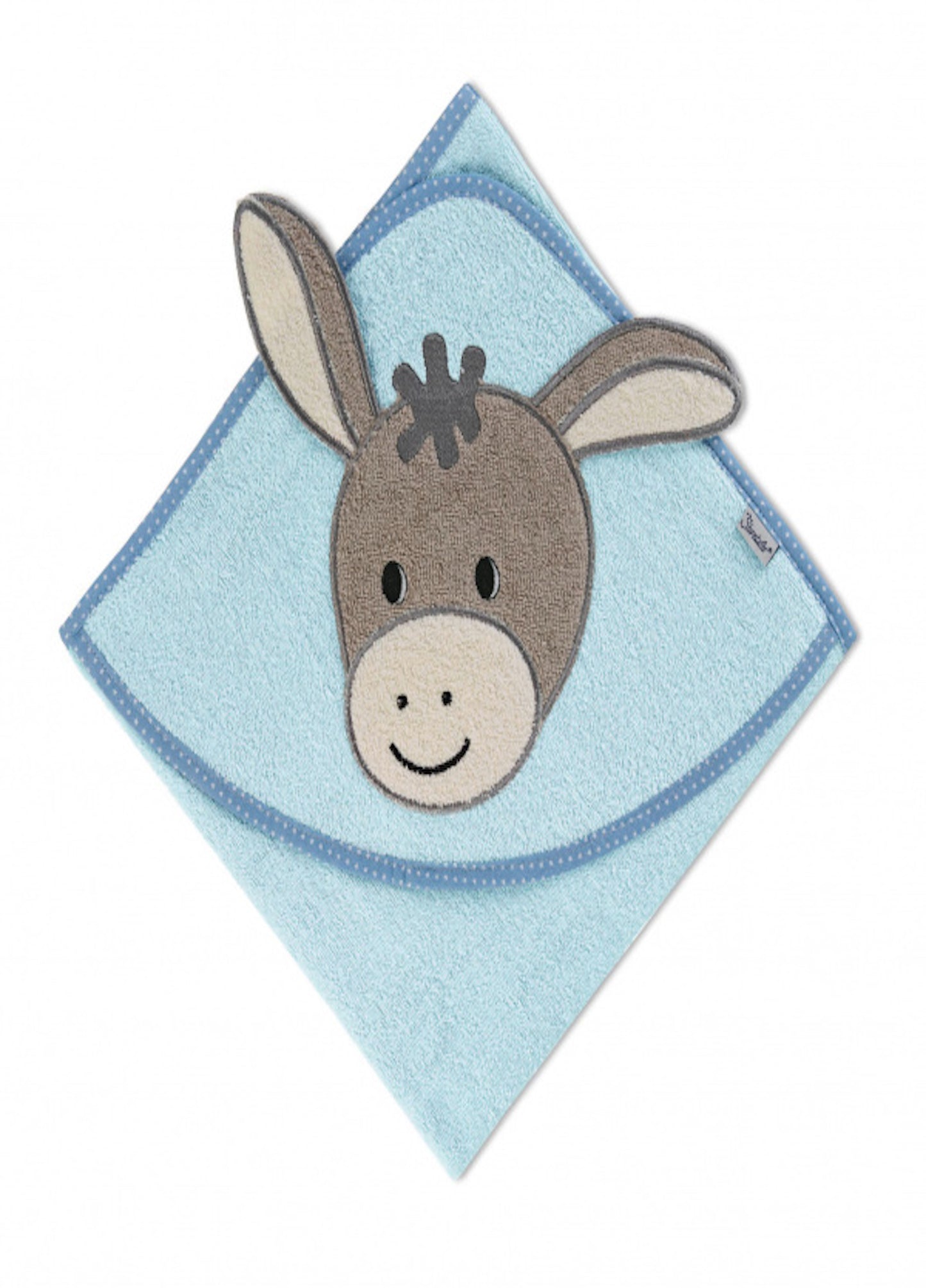 Sterntaler Motiv-Badetuch 80x80 cm Emmi l hellblau
