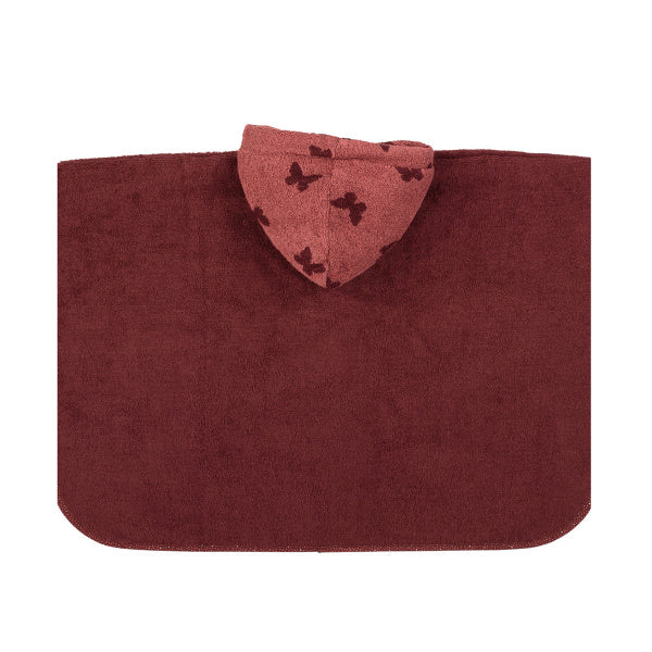 Sterntaler Kapuzen-Badeponcho Esel Emmily l rot