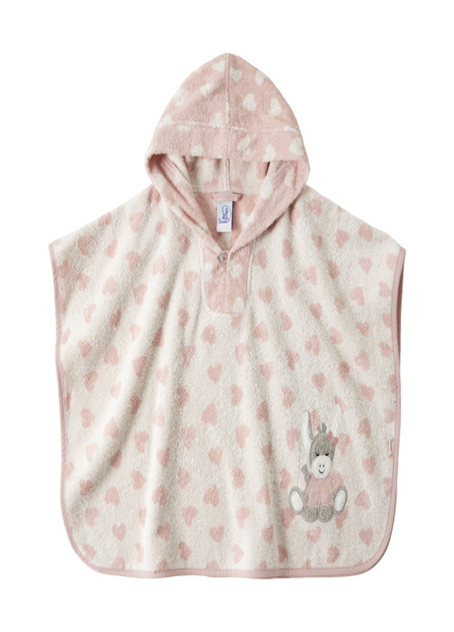 Sterntaler Kapuzen-Badeponcho Emmi Girl l zartrosa