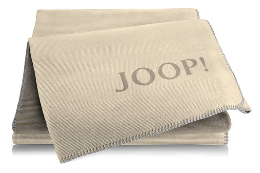 JOOP Wohndecke Melange Doubleface cashew-kastanie