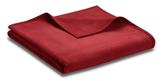 Biederlack Wohndecke Unicolour 150x200 purpur