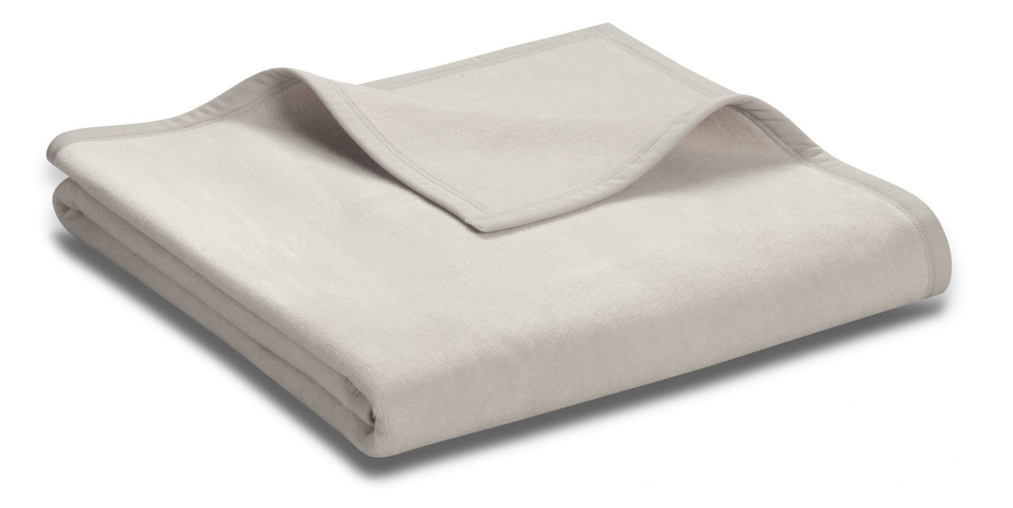 Biederlack Wohndecke Unicolour 180x220 silber