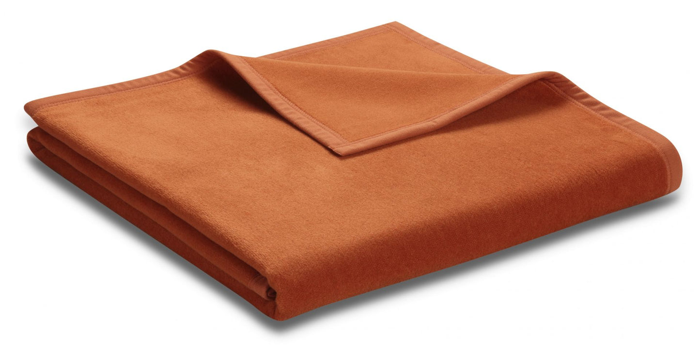 Biederlack Wohndecke Unicolour 150x200 terracotta