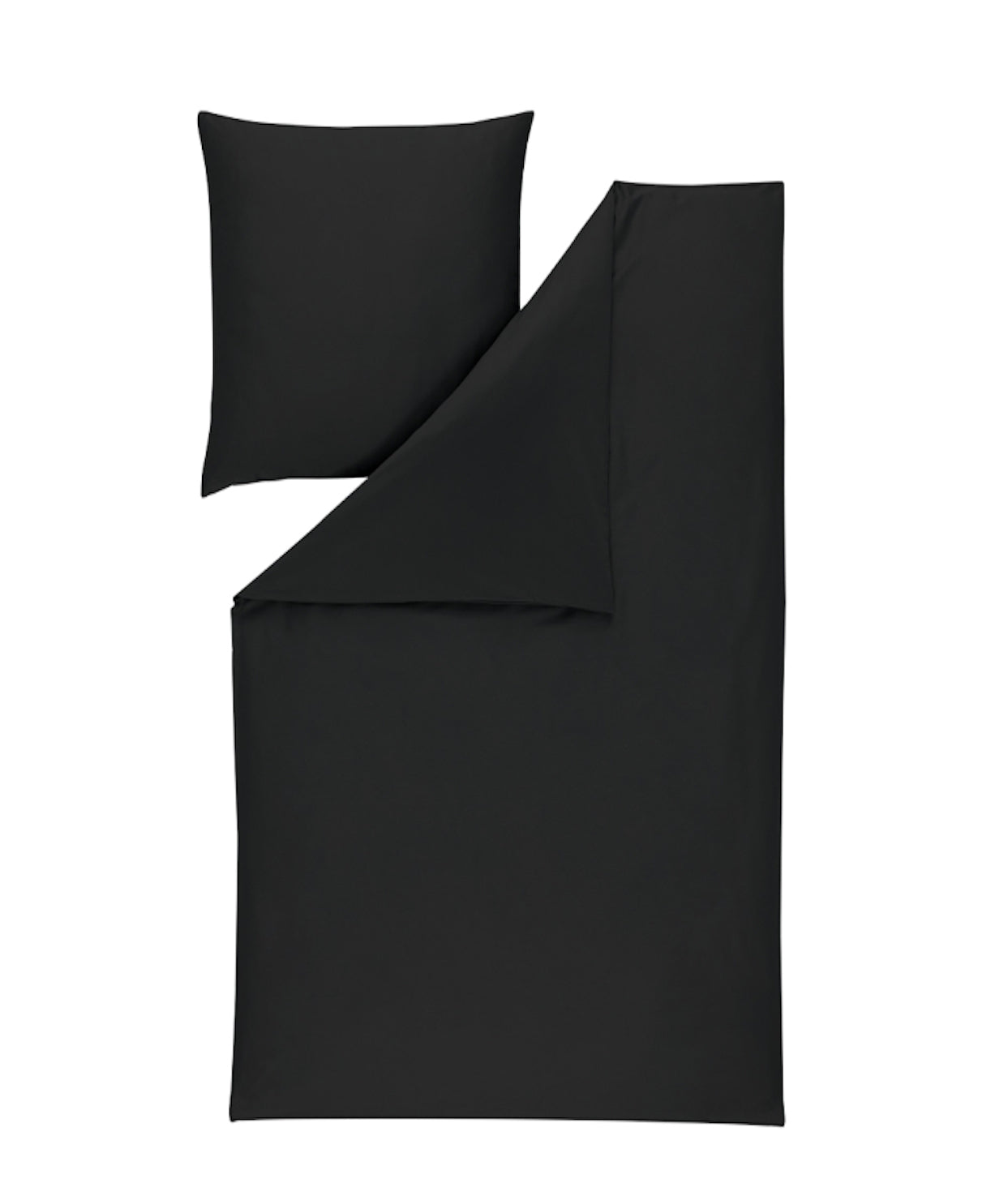 Estella Mako-Satin Bettwäsche Valetta 135x200 anthrazit