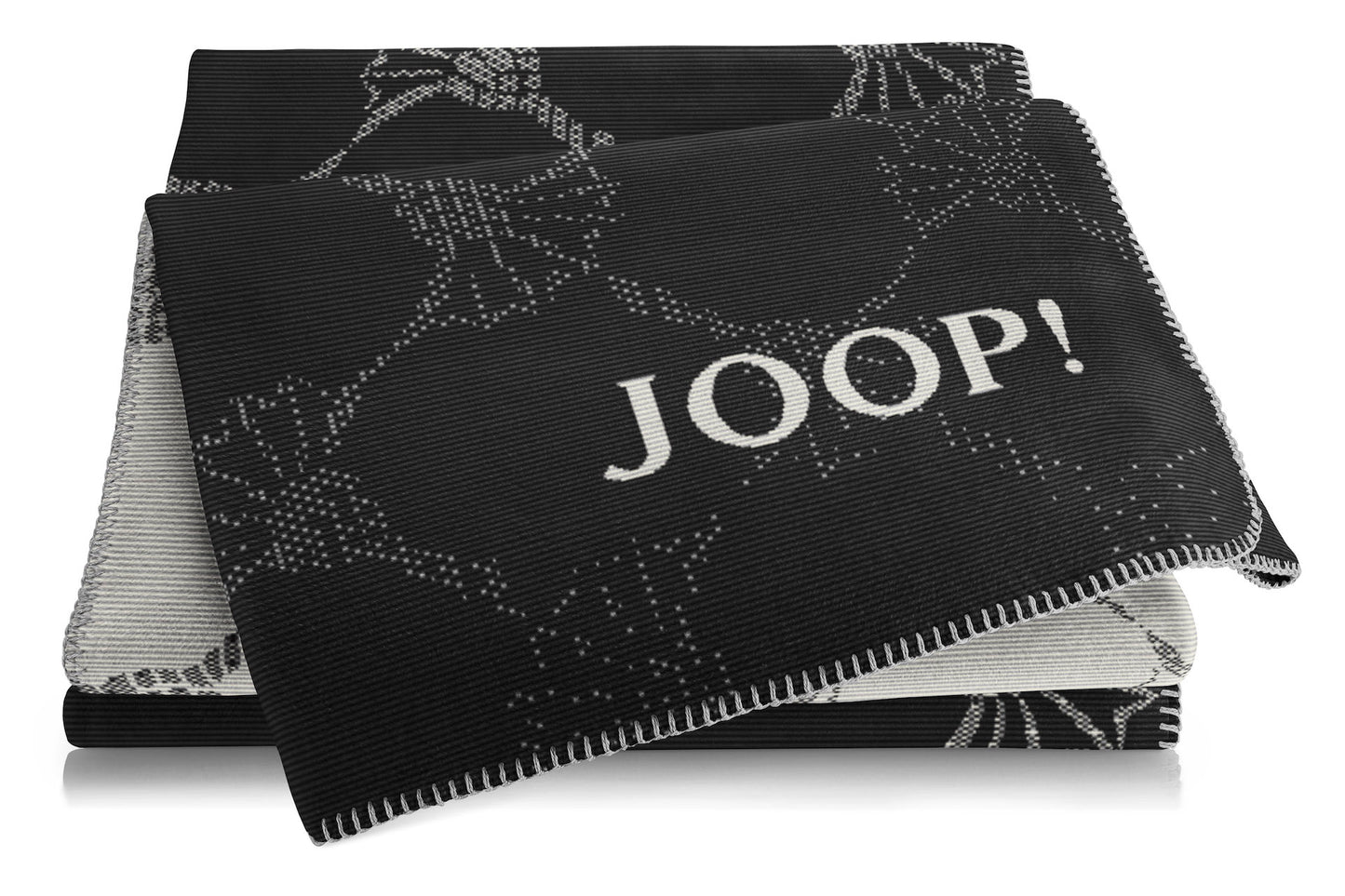 JOOP Wohndecke Cornflower schwarz