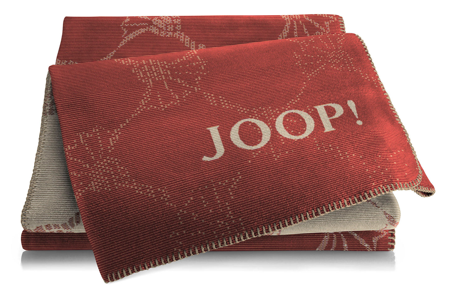 JOOP Wohndecke Cornflower rouge