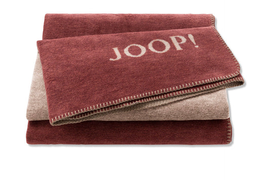 JOOP Wohndecke Melange Doubleface rouge-chateaux
