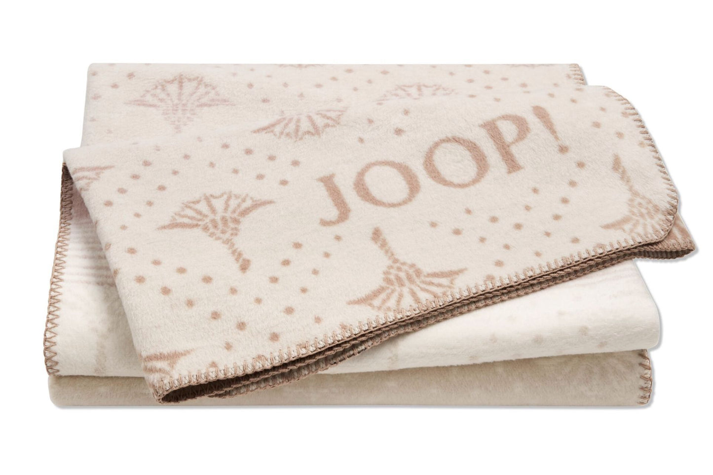 JOOP Wohndecke Cornflower Charm nude