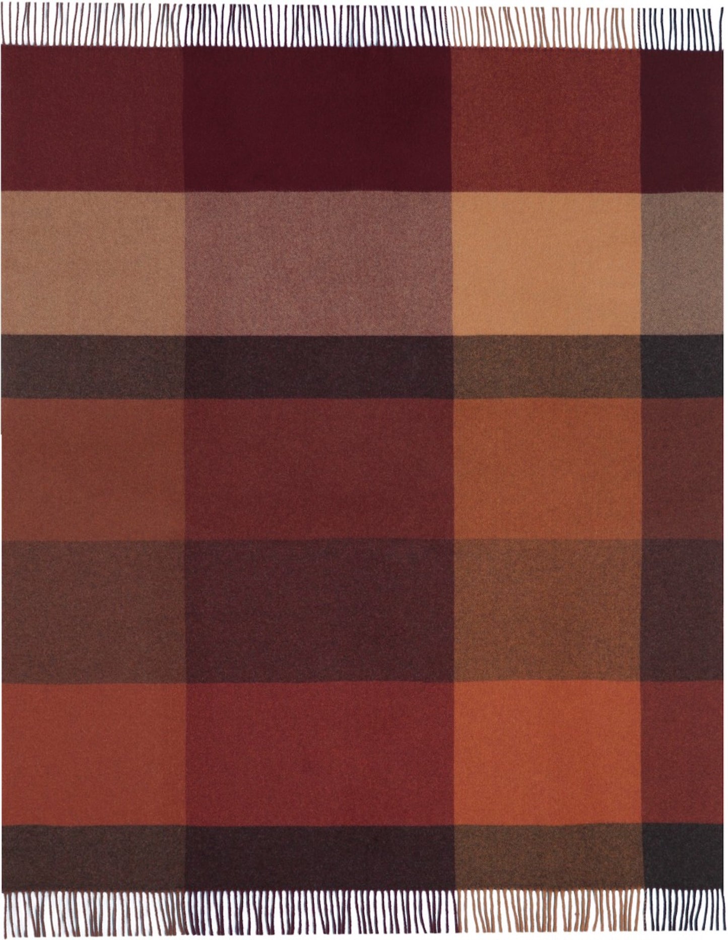 Biederlack Kaschmir-Plaid Pleasant 130x170 ruby