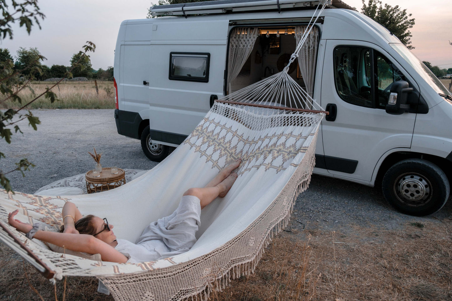Amazonas XXL Stabhängematte Palacio Boho Scandi Edition