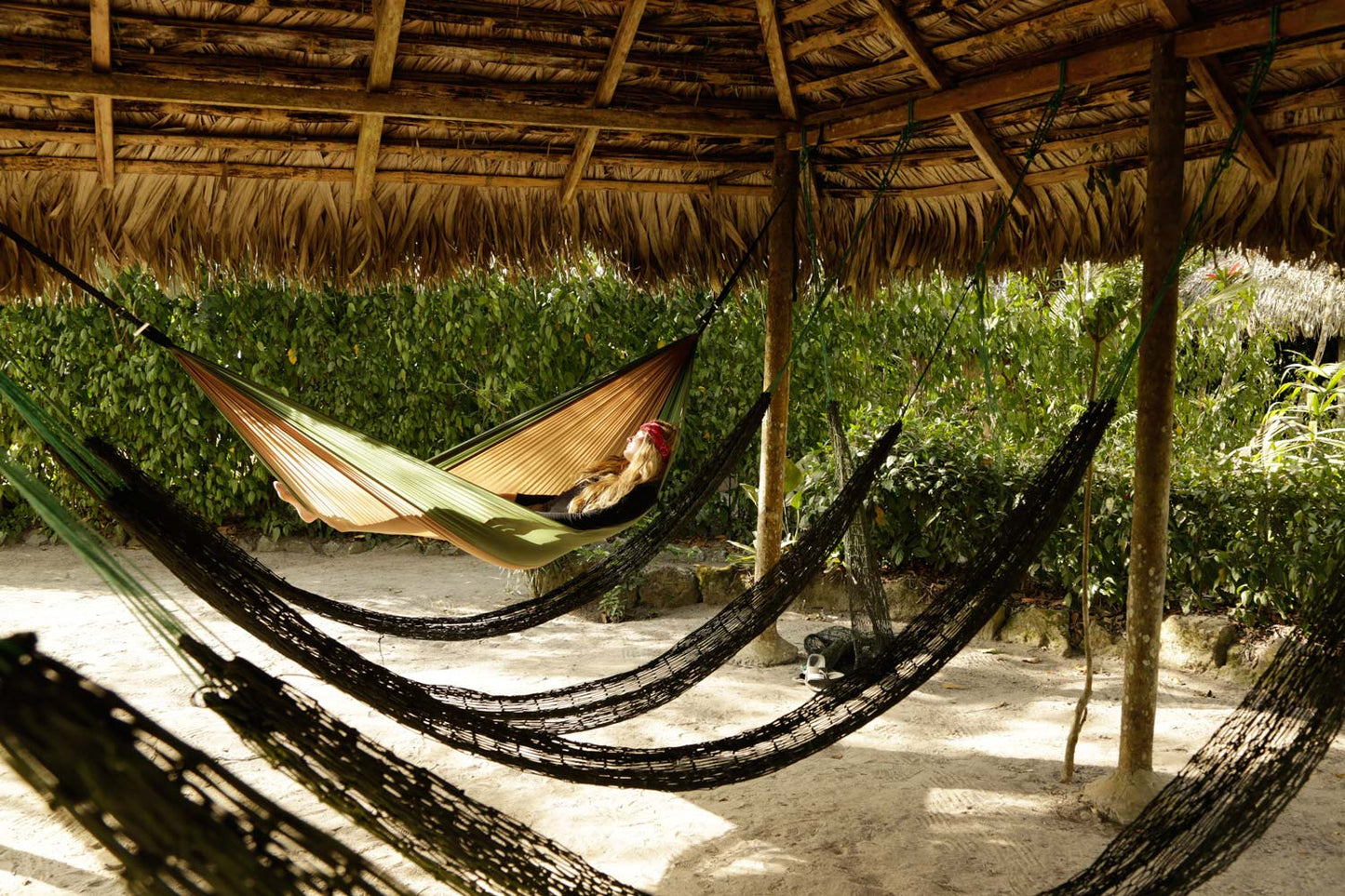 Amazonas Ultraleicht-Hängematte Adventure Hammock Coyote