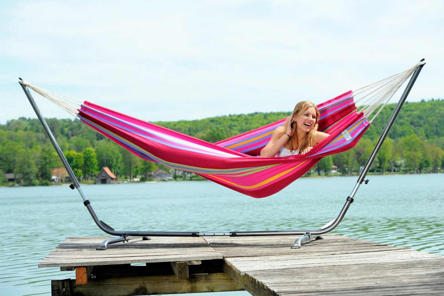 Amazonas XL Doppelhängematte Barbados grenadine