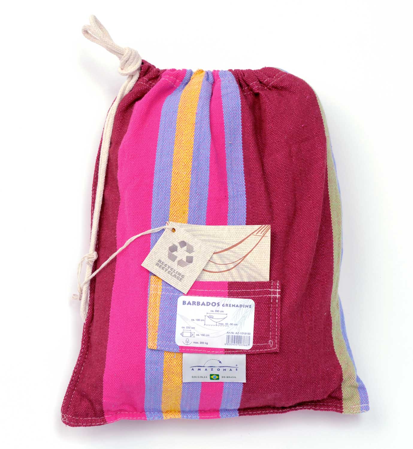 Amazonas XL Doppelhängematte Barbados grenadine