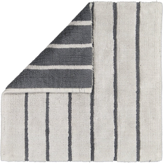 Cawö Badteppich Balance Streifen 1008 platin 60x60