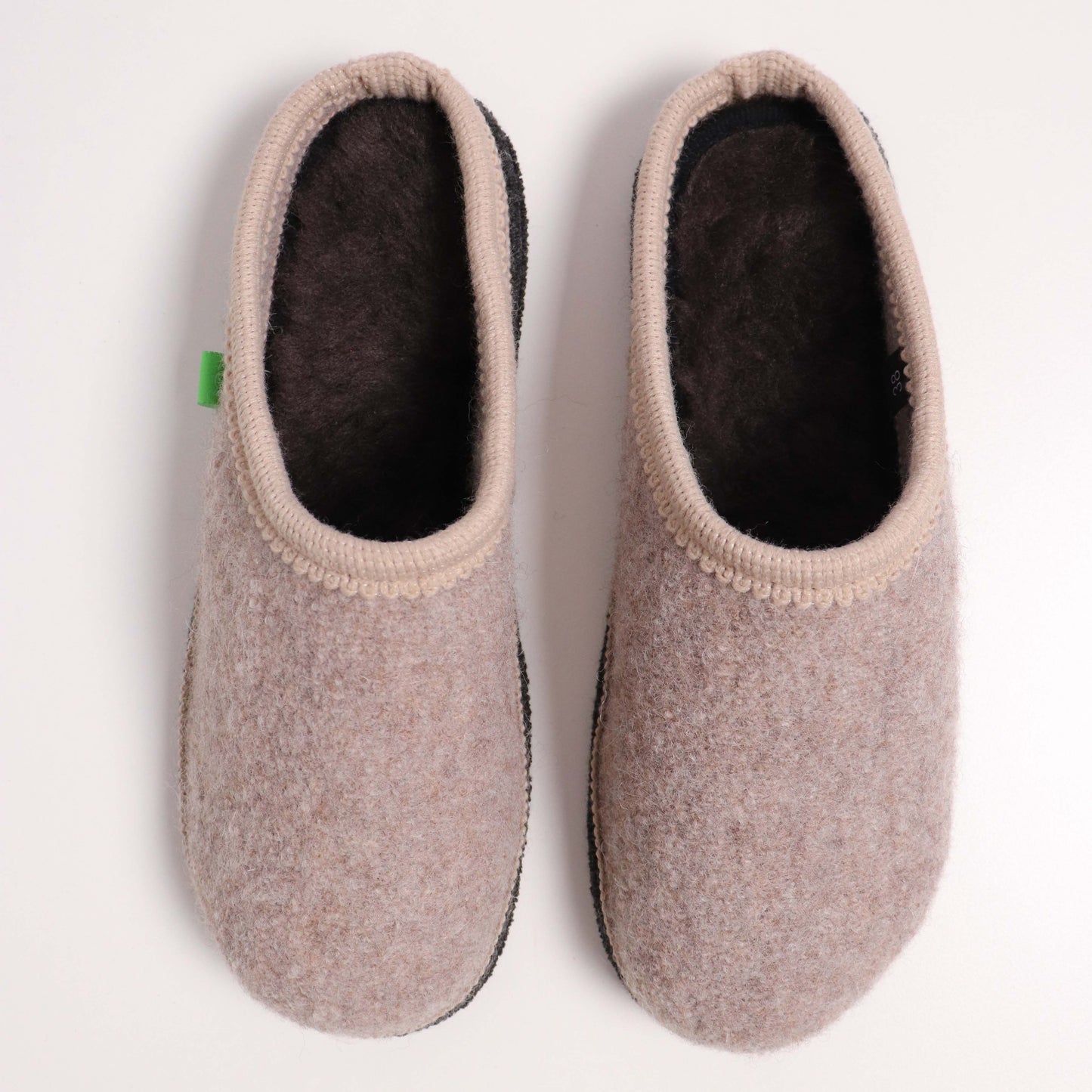 Kaiser Walkhausschuh mit Lammfelleinlegesohle beige melange