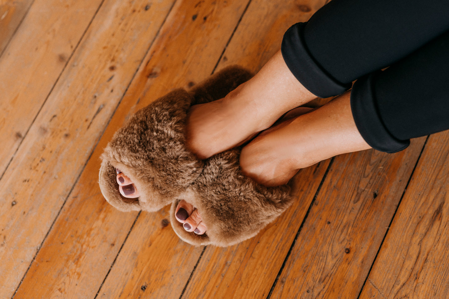 Kaiser Pantolette Alina haselnuss