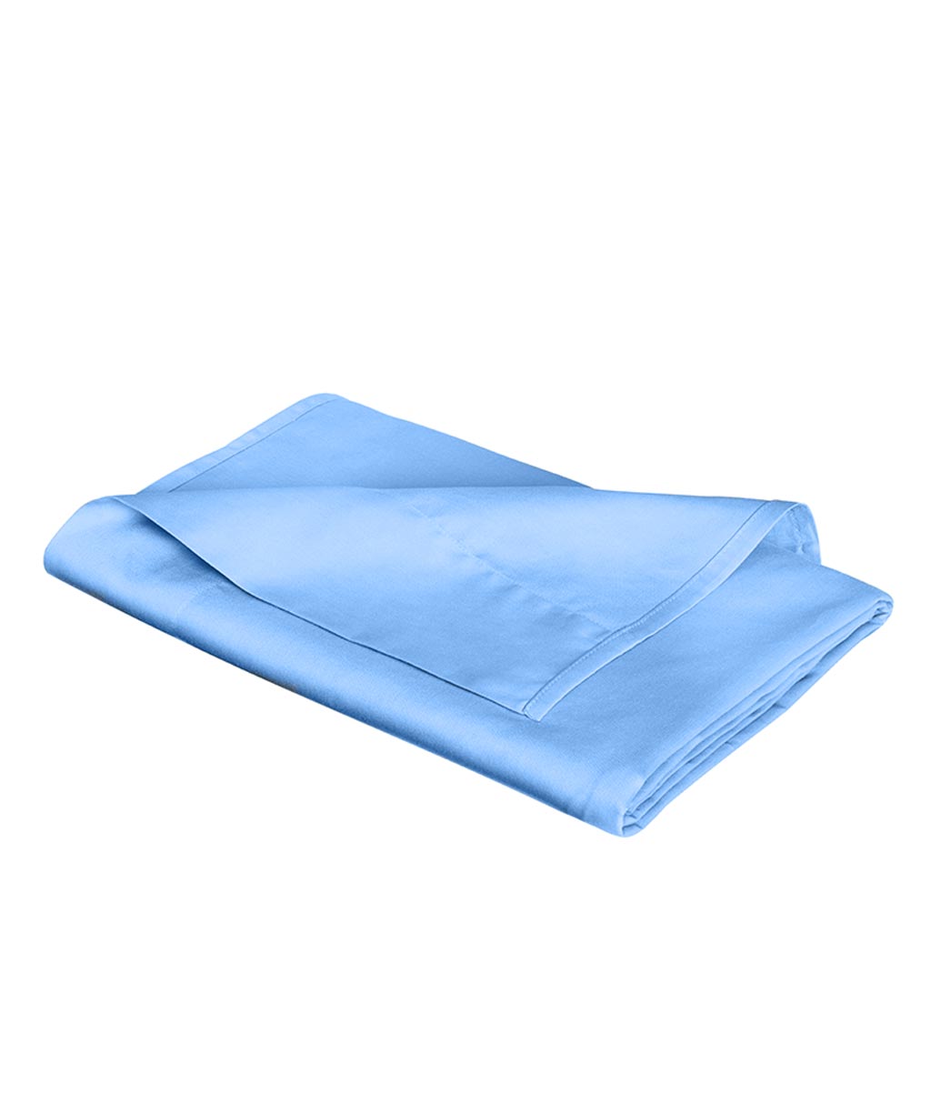 fleuresse Satin Laken Colours L 160x260 mittelblau