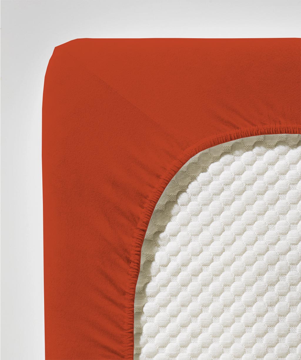 fleuresse Jersey Spannbettlaken Jenny C 200x200 chili