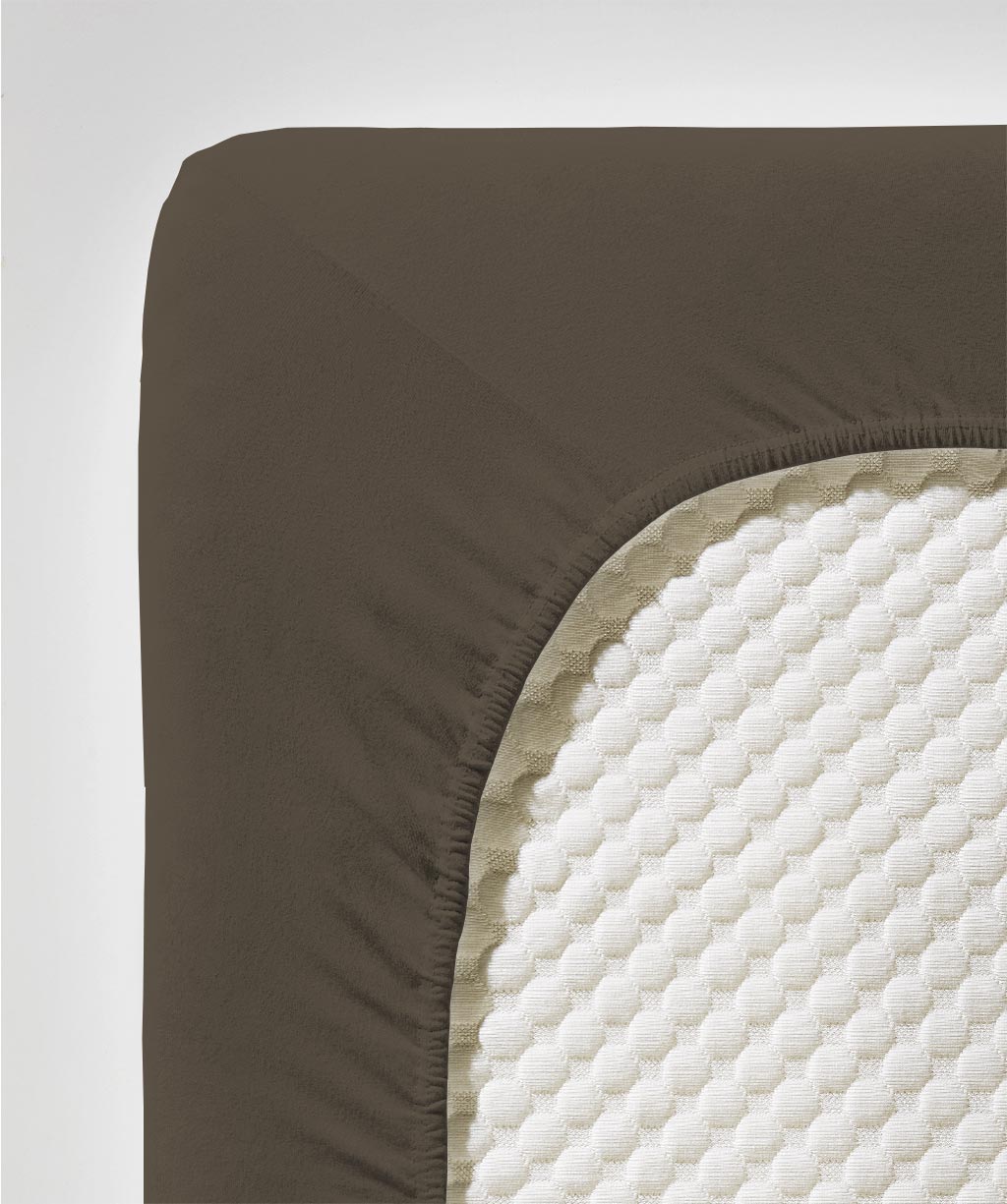 fleuresse Jersey Spannbettlaken Comfort 100x200 espresso
