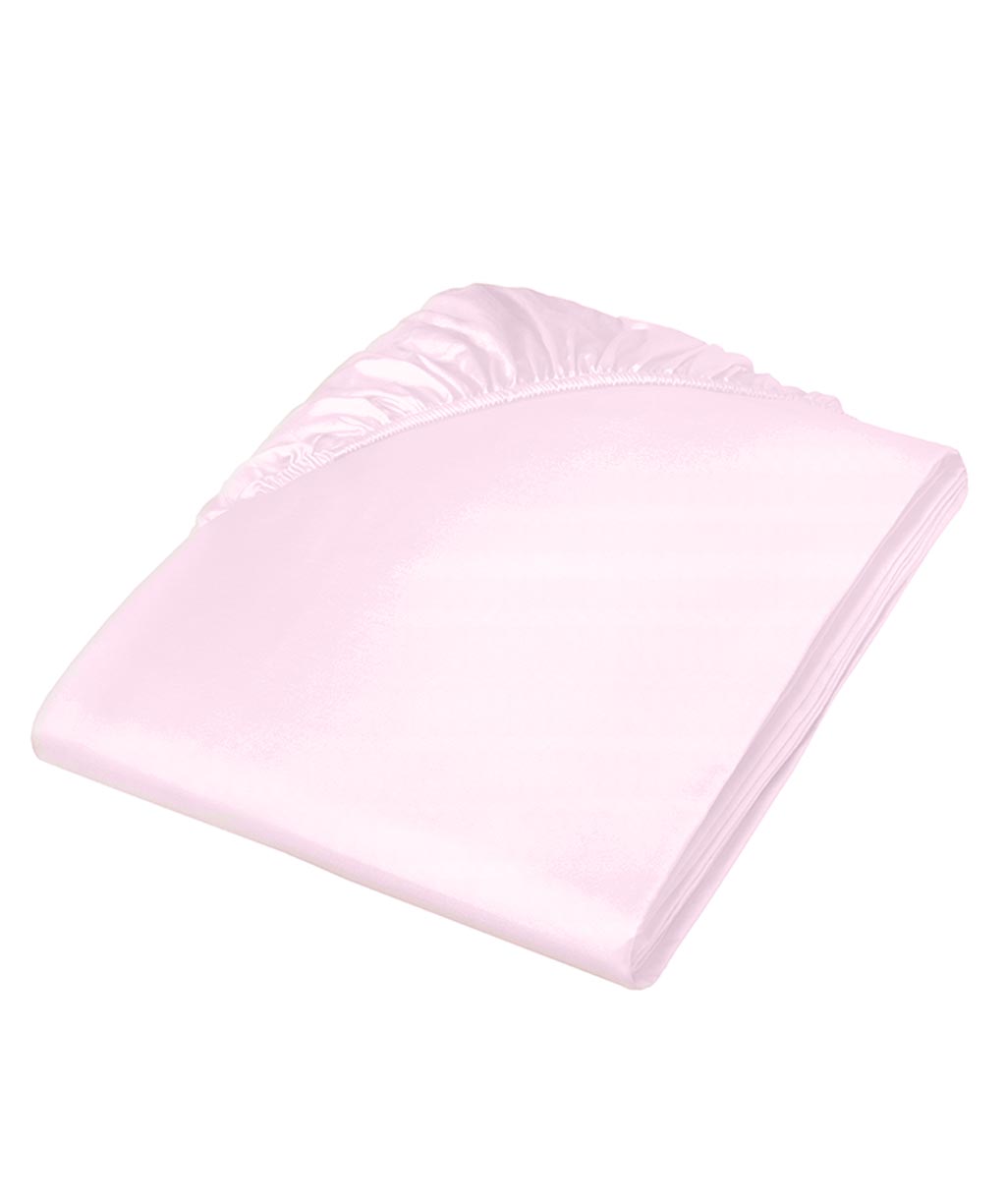 fleuresse Satin Spannbettlaken Colours 100x200 rosé