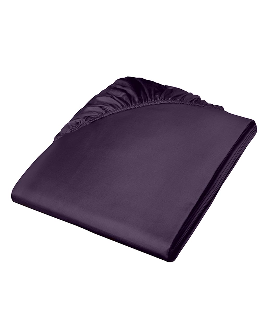 fleuresse Satin Spannbettlaken Colours 200x200 lavendel