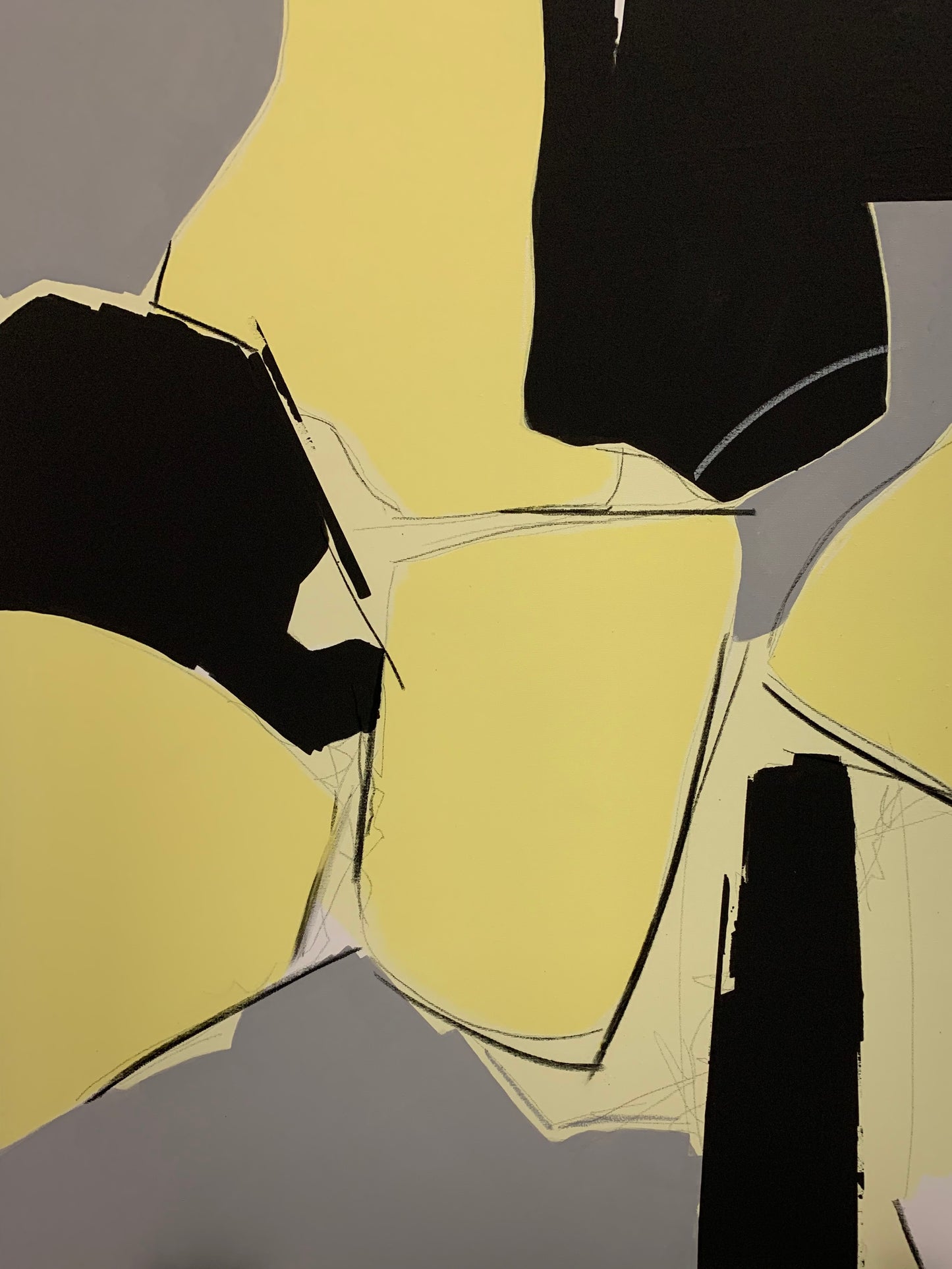 Handgemaltes Acryl Kunstwerk "Milanos" 100x80x3 cm