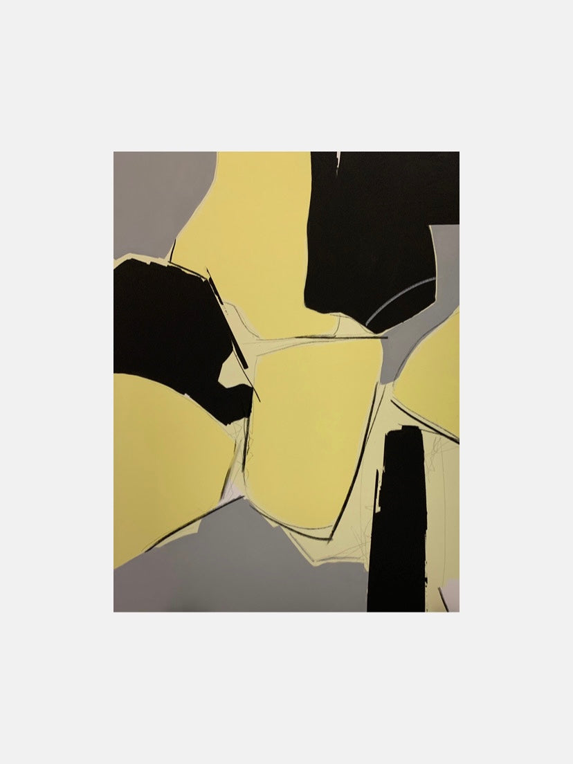 Handgemaltes Acryl Kunstwerk "Milanos" 100x80x3 cm